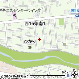 北海道帯広市西１６条南1丁目16周辺の地図