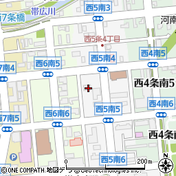 北海道エア・ウォーター株式会社　道東支店帯広支店産業医療グループ周辺の地図