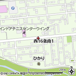 北海道帯広市西１６条南1丁目周辺の地図