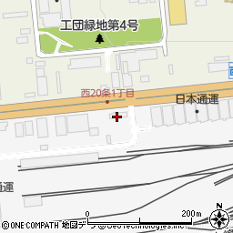 日本貨物鉄道株式会社　北海道支社帯広駅貨物事務室周辺の地図