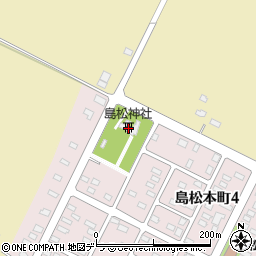 島松神社周辺の地図