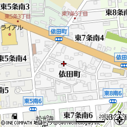 北海道帯広市依田町周辺の地図