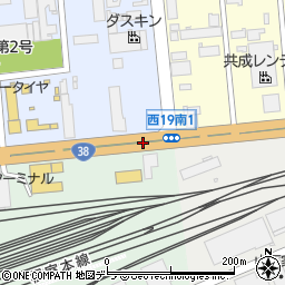 国道西18条周辺の地図