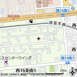 北海道帯広市西１６条南1丁目22周辺の地図