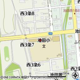 池田町立池田小学校周辺の地図