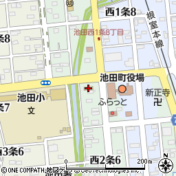 セイコーマート池田西２条店周辺の地図