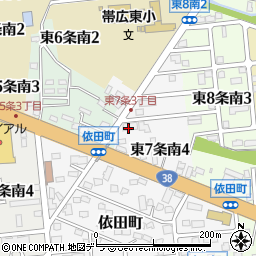 イカリ消毒株式会社帯広営業所周辺の地図
