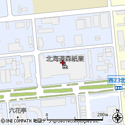 北海道森紙業株式会社　帯広工場周辺の地図