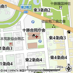 十勝町村会事務局周辺の地図