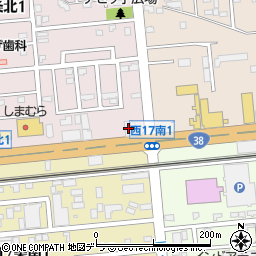 帯広信用金庫西支店周辺の地図