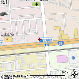 帯広信用金庫北支店周辺の地図