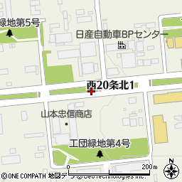日本通運帯広運輸周辺の地図
