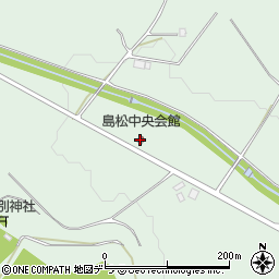 島松中央会館周辺の地図