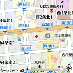 北海道帯広市西３条南1丁目19周辺の地図