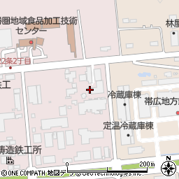 株式会社田村精肉店　帯広営業所周辺の地図