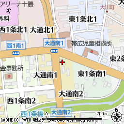 株式会社樋口帯広営業所周辺の地図