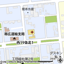 北海道ふそう帯広支店営業周辺の地図