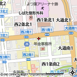 吉野家 ３８号線帯広店周辺の地図