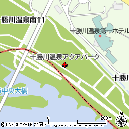 十勝川温泉アクアパーク周辺の地図