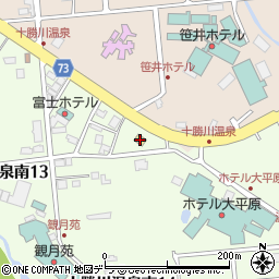 セイコーマート十勝川温泉店周辺の地図