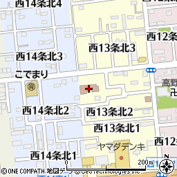 帯広市役所コミュニティセンター　啓北コミュニティセンター周辺の地図