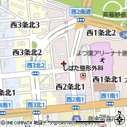西日本カワヨ株式会社　帯広営業所周辺の地図