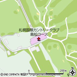 株式会社島松ゴルフ場周辺の地図