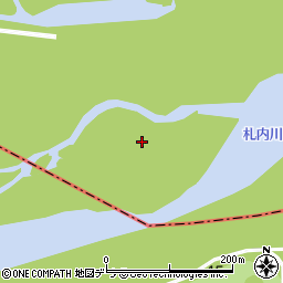 札内川周辺の地図