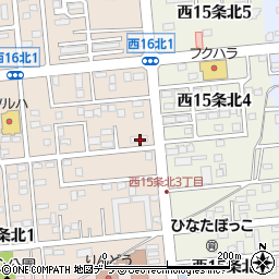 北海道帯広市西１６条北1丁目14周辺の地図