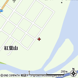 北海道夕張市紅葉山175-3周辺の地図