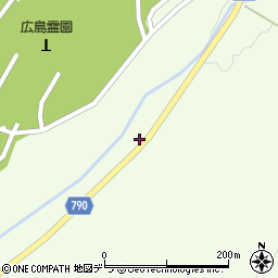 北海道北広島市仁別337周辺の地図