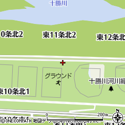 十勝川水系河川緑地公園トイレ６周辺の地図