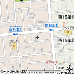 北海道帯広市西１６条北1丁目13周辺の地図