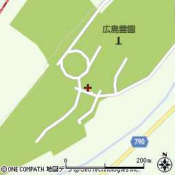 北海道北広島市仁別342周辺の地図