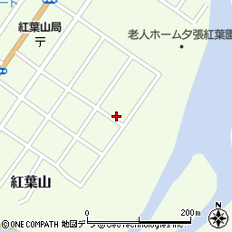 北海道夕張市紅葉山167-1周辺の地図