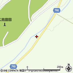 北海道北広島市仁別336-2周辺の地図