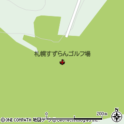 札幌すずらんゴルフ場周辺の地図