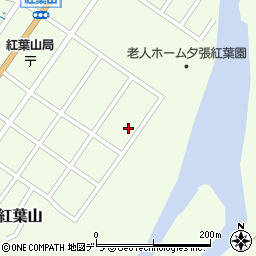 北海道夕張市紅葉山167周辺の地図