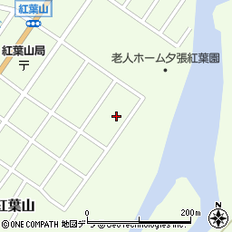 北海道夕張市紅葉山168周辺の地図