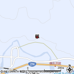 北海道夕張市楓周辺の地図