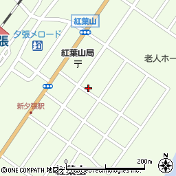 北海道夕張市紅葉山131周辺の地図