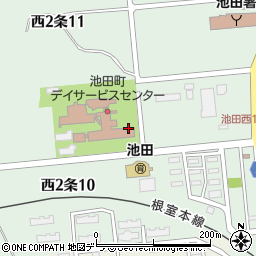 池田町デイサービスセンター居宅介護支援事業所周辺の地図