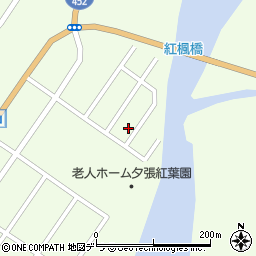 北海道夕張市紅葉山502-28周辺の地図