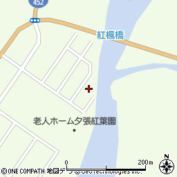 北海道夕張市紅葉山502-45周辺の地図
