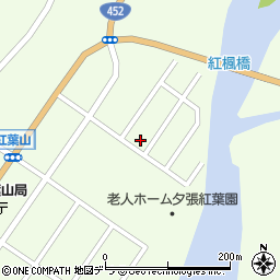 北海道夕張市紅葉山502-6周辺の地図