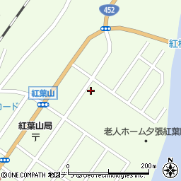 北海道夕張市紅葉山578周辺の地図