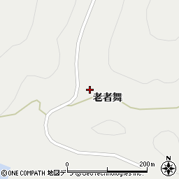 釧路町役場　老者舞地区会館周辺の地図