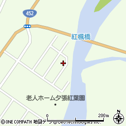 北海道夕張市紅葉山502-36周辺の地図