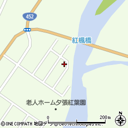 北海道夕張市紅葉山502-38周辺の地図