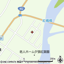 北海道夕張市紅葉山502-14周辺の地図
